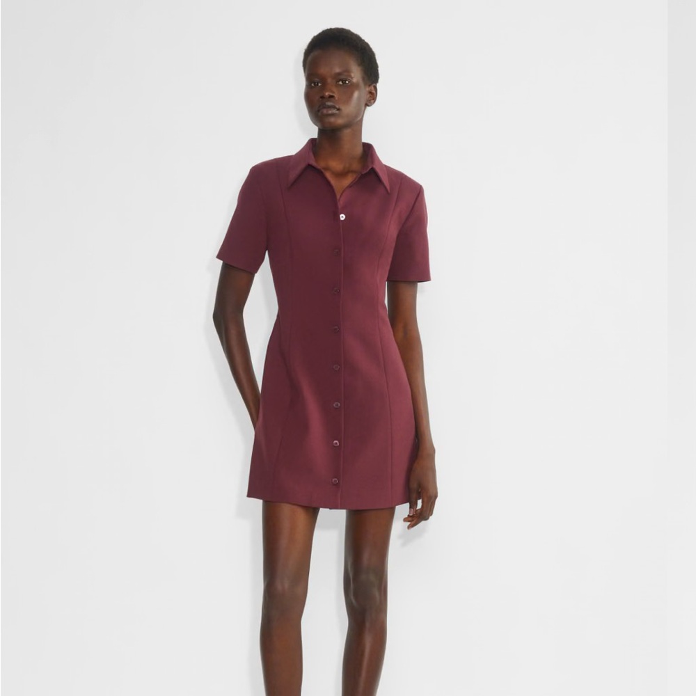 Aritzia Babaton Telecast Dress in Rich Maroon, size 8. Brand new - tags still on